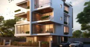 Stilt-plus-four floor