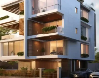 Stilt-plus-four floor