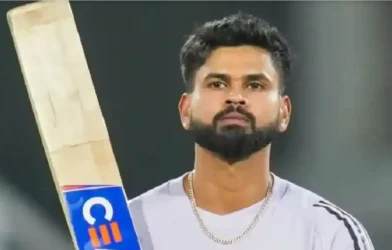 Cricketer Shreyas Iyer